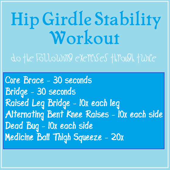 Hip Girdle Stability Workout